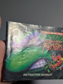 TMNT Teenage Mutant Ninja Turtles Tournament Fighters NES Manual Only -Authentic