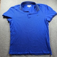 Burberry London England Men s Blue Polo Size XXL More Like Medium Read