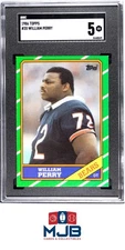 1986 Topps #20 William Perry SGC 5