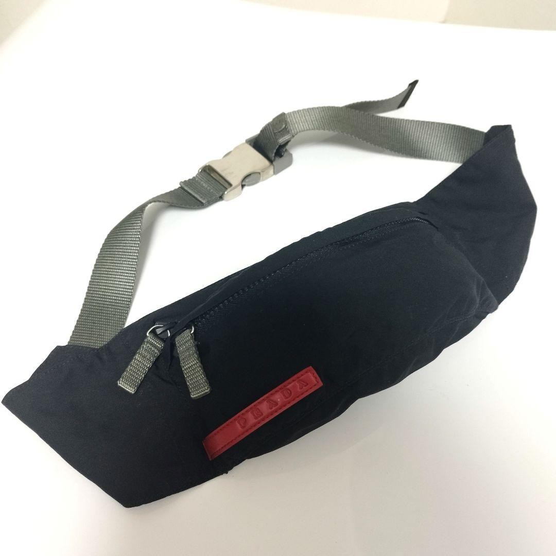 Prada sports line waist pouch body bag excellent condition from Japan