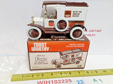 Ertl Trust Worthy 1913 Ford Model T Limited Edition Delivery Bank 1:25 NIB