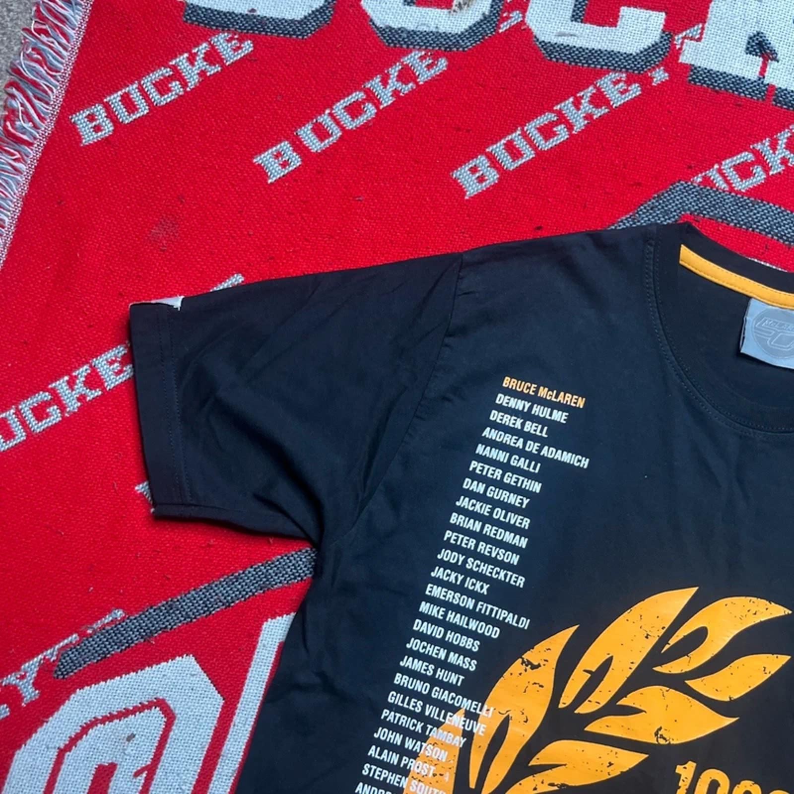 McLaren 50th Anniversary Men’s Black Graphic T-shirt | S image 2