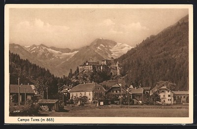 Ansichtskarte Campo Tures, Ortsansicht mit Bergpanorama 