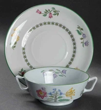 Spode Summer Palace  Cream Soup & Saucer 2142086