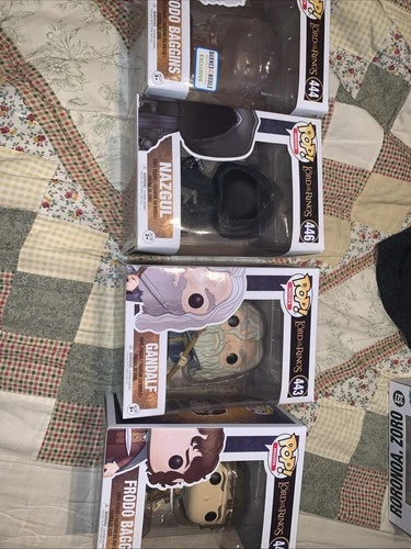 Funko Pop Lord of the Rings Lot Gandalf Nazgul Frodo Exclusive