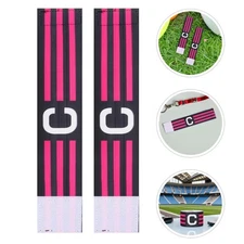  4 Pcs Captain Arm Bands for Football Captains Armband Mens Soccer