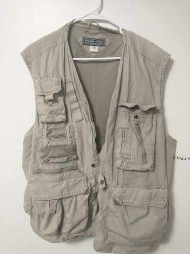 Pacific Crest Authentic Outdoor Goods grey fishing vest size XXL many pockets - Picture 1 of 5