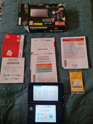 Luigi's Mansion Nintendo 3ds Xl OVP + 3 Gratis Spiele + 4gb Sd Karte