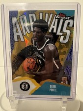 Drake Powell 2025-26 Topps Finest Gold Refractor Arrivals RC /50