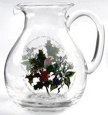 Portmeirion The Holly and The Ivy 96 Oz Glassware Pitcher 10994428