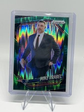 2025 Panini Prizm #110 Mike Vrabel Green Flash Prizm SP