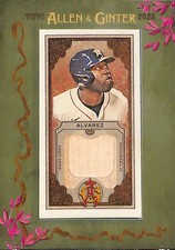 2025 Topps Allen & Ginter - Mini Framed Relics Yordan Alvarez #MFR-YA (MEM)
