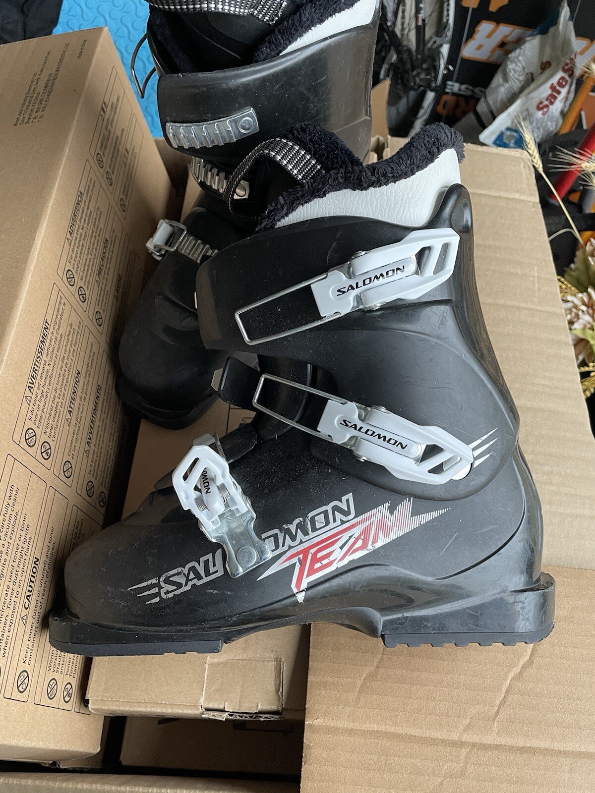 Scarponi da sci Salomon taglia 8