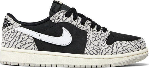 Jordan 1 Retro OG Low Black Cement W
