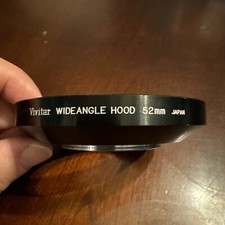 VIVITAR METAL WIDE ANGLE LENS HOOD 52MM MADE IN JAPAN