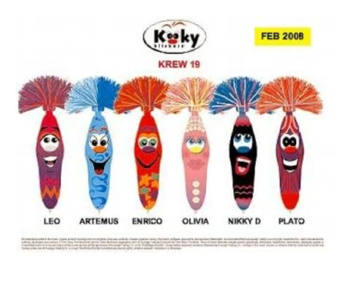 Penne A Sfera Kooky Klicker Krew Mates - 6 Pezzi A Tema Pirata, Perfette Per Feste E Scuola! - Foto 3