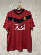 MANCHESTER UNITED 2009 2010 HOME FOOTBALL SHIRT SOCCER JERSEY NIKE 355091-623 sz