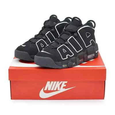 414962-002 Nike Air More Uptempo noir blanc (hommes) - Photo 1/4