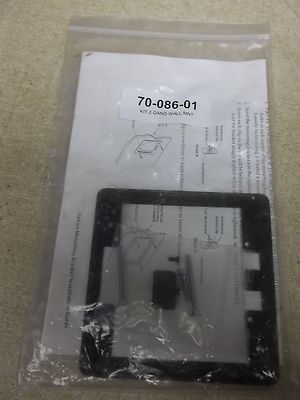 NEW Extron 70-086-01 2 Gang Wall Mount Kit, Black Bracket *FREE SHIPPING*