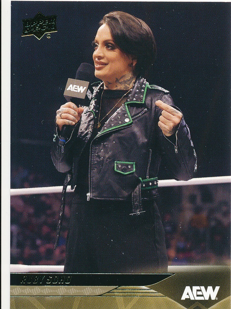 #51 RUBY SOHO 2025 Upper Deck AEW Wrestling GOLD