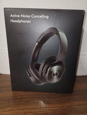 ZIHNIC Active Noise Cancelling Headphones, 40H Playtime Wireless Bluetooth New
