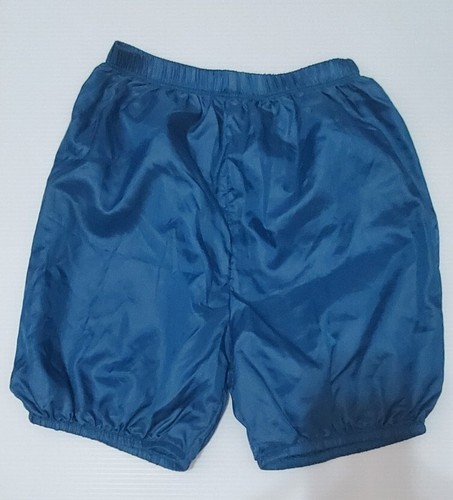 Body Wrappers Blue Trash Bag/Warm Up Shorts- Size 8-10 Girls Dance Gym