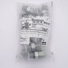 10pk Parker V5010-S O-Ring Face Seal 45° Straight Thread Elbow Tube Fitting