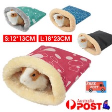 Plush Sleeping Bag Bed Guinea Hamster Hedgehog Small Squirrel Pig Warm Pet Nest