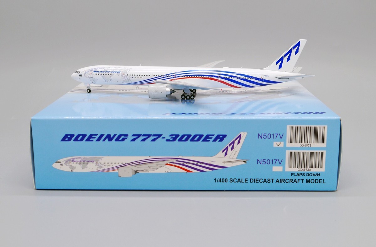 昭和ろく ボーイング 777-300ER N5017V 1/400 Boeing B777-300ER Reg: N5017V 