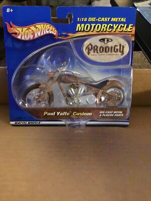 Hot Wheels Prodigy Paul Yaffe Customs Original Motorcycle 2001 1:18 Scale