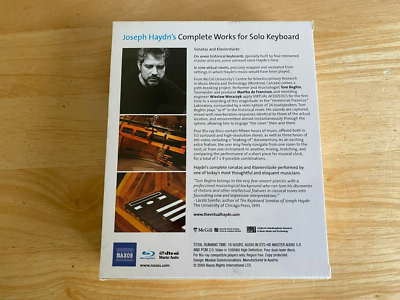 The Virtual Haydn Keyboard Sonatas 4 Bluray Boxset Tom Beghin