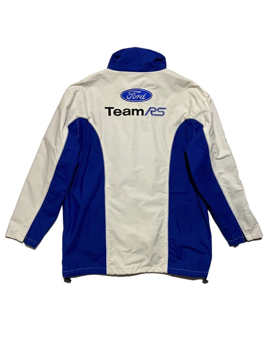 Ford racing jacket blue and best sale white