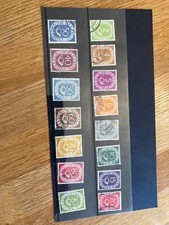 Germany Posthorn set used 1951 cat � 70 bargain picture for illustration only