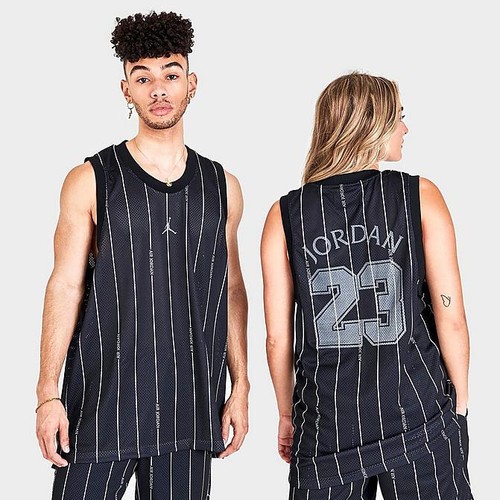 Air Jordan Jumpman 23 Mesh Jersey Pinstripe Tank Top New Essentials