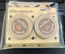 Adventuridge Portable Campfire 2 Pack Camping Bonfire Single Use Burns 4 Hours