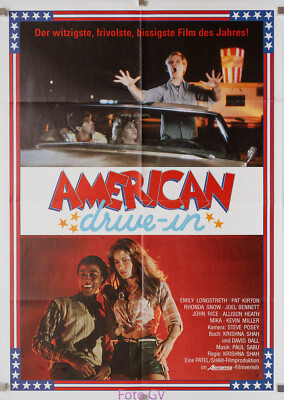Plakat American Drive-In/Autocine americano 1984 Krishna Shah, Emily Longstreth