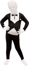 Morphsuits Kids Tux Tuxedo One Pc Halloween Costume Cosplay Large NEW