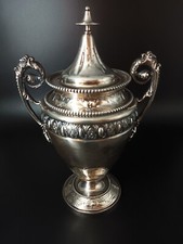 Antique Gorham Coin Silver Lidded Sugar Bowl for Tea/Coffee Service