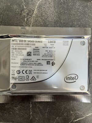 Intel 3.84TB SSD S4500 DC Series 2.5 inch SATA Solid State Drive SSDSC2KB038T7