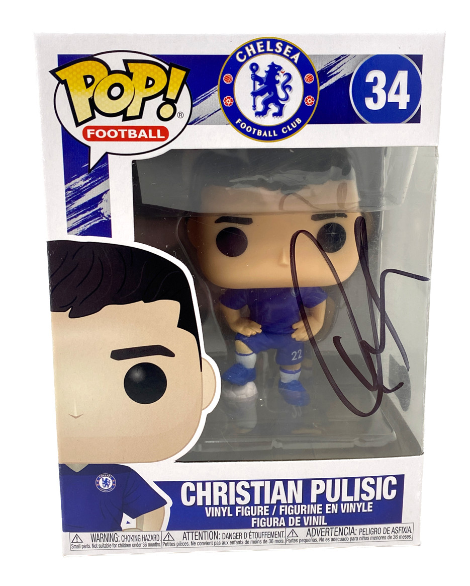 En Oferta Christian Pulisic Signed Funko Pop Chelsea Football Club Autograph Beckett Coa