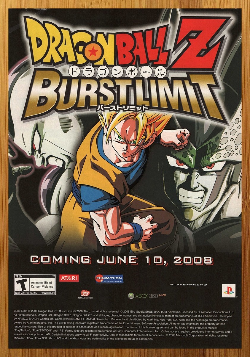 Burst Limit Dragonball360 Dragon Ball Super 2008 Dragon Ball Z