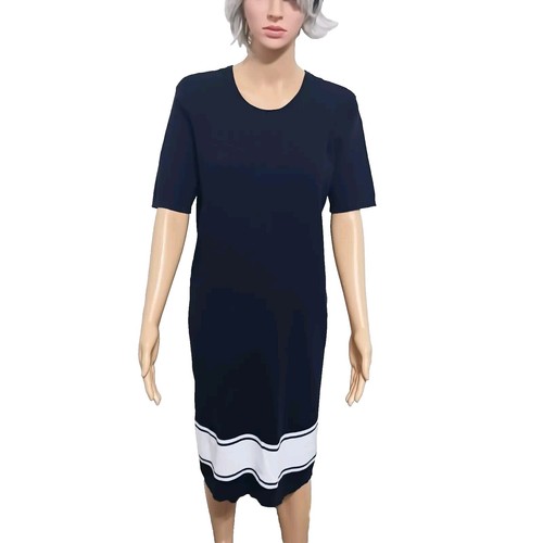 white christmas dresses Ellesandra Boat Neck Mini Dress Orange Stripe main image 1