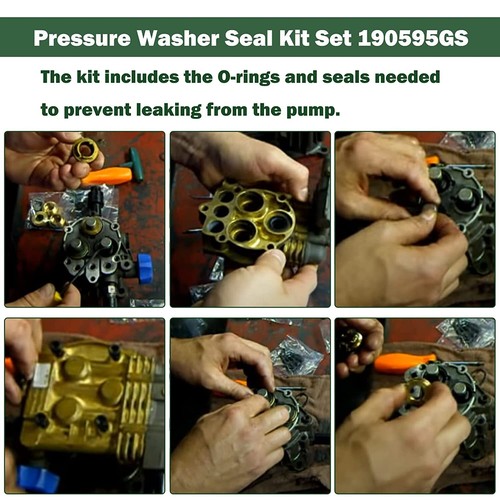27pcs Pressure Washer Seal Kit for 190595GS 580752550 580752300 Briggs
