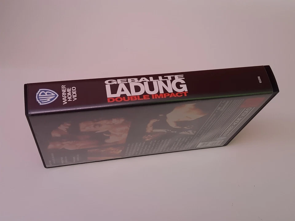 G3ballte Ladung 1991 VHS German PAL Video Großbox J.C. Van Damme Double Impact - Bild 3 von 4