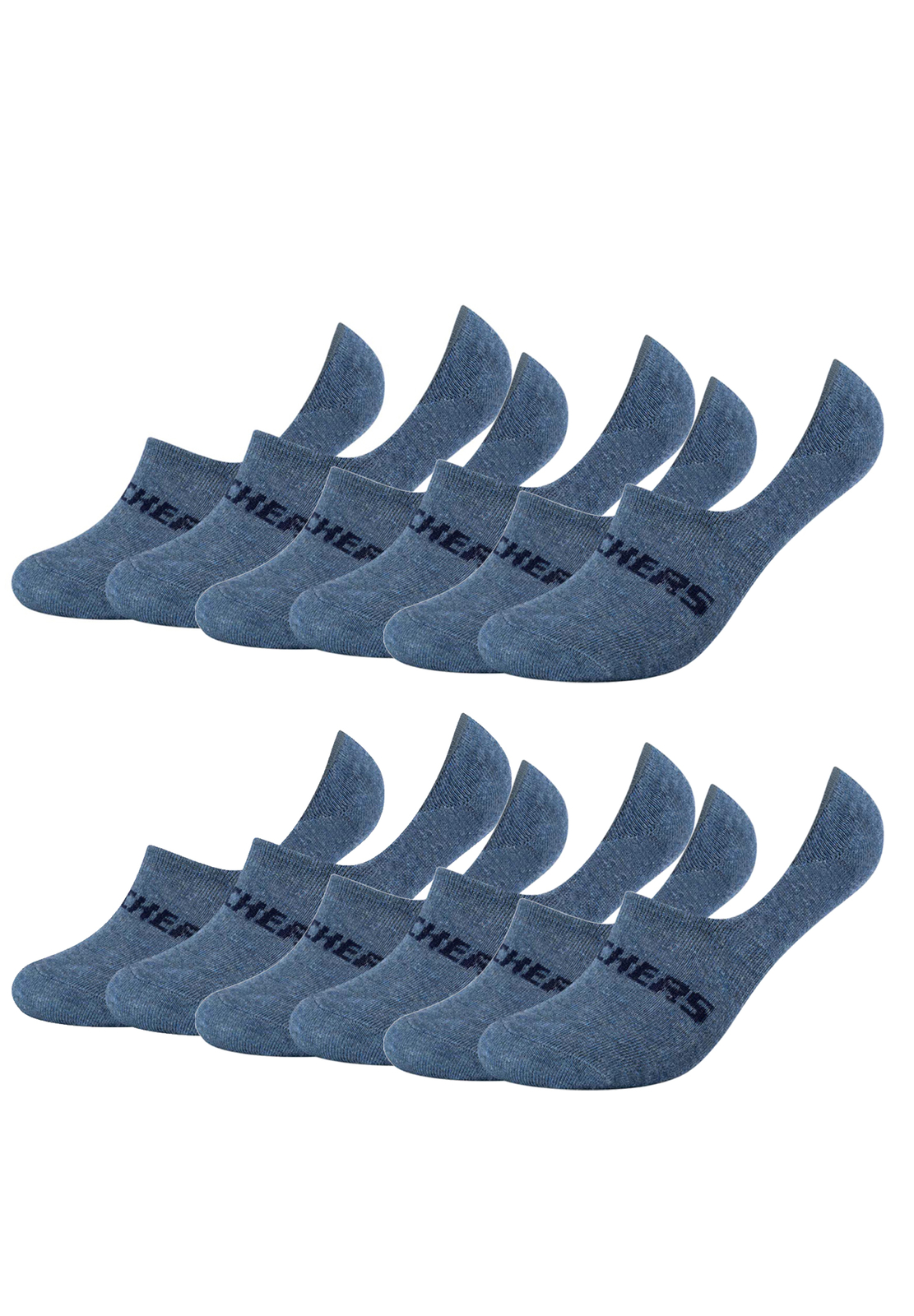 12 Paar Skechers Unisex Footies Mesh Ventilation Socken SK44008 6090₽