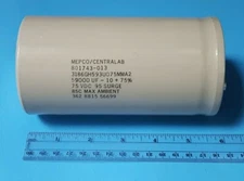 Capacitor Aluminum MEPCO ,59.000 uF/MF ,3186GH593U075MMA2, 75VDC, 95 Surge