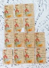 ANTIQUE BRITISH ISLES AUTHOR CARD GAME 14 CARDS