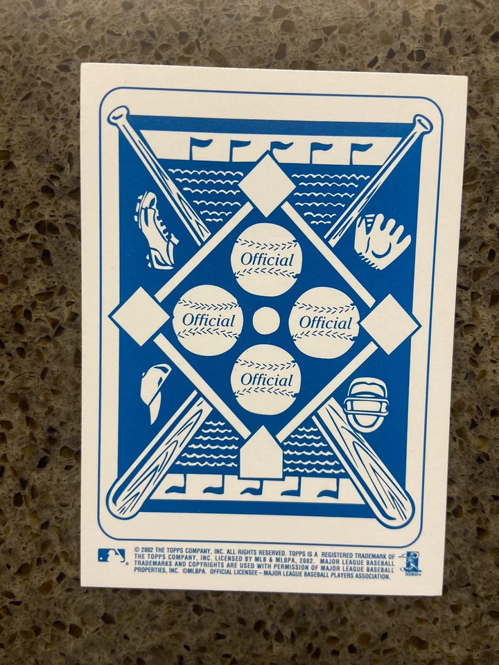 Topps Strike Pedro Martinez 纸牌扑克牌风格波士顿红袜队 — 第 3/4 张图片