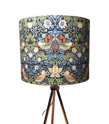 William Morris Strawberry Thief Navy Handmade Lampshade | eBay