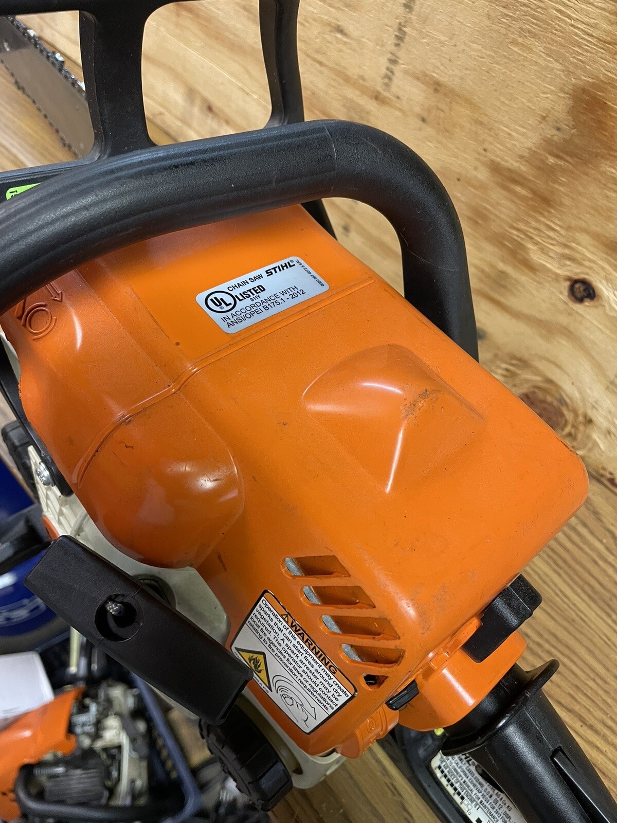 Stihl MS180C Gas Chainsaw, Clean used Saw, 16 in Bar And Chain eBay